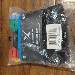 Extreme fit compression socks size S/M 6 pairs